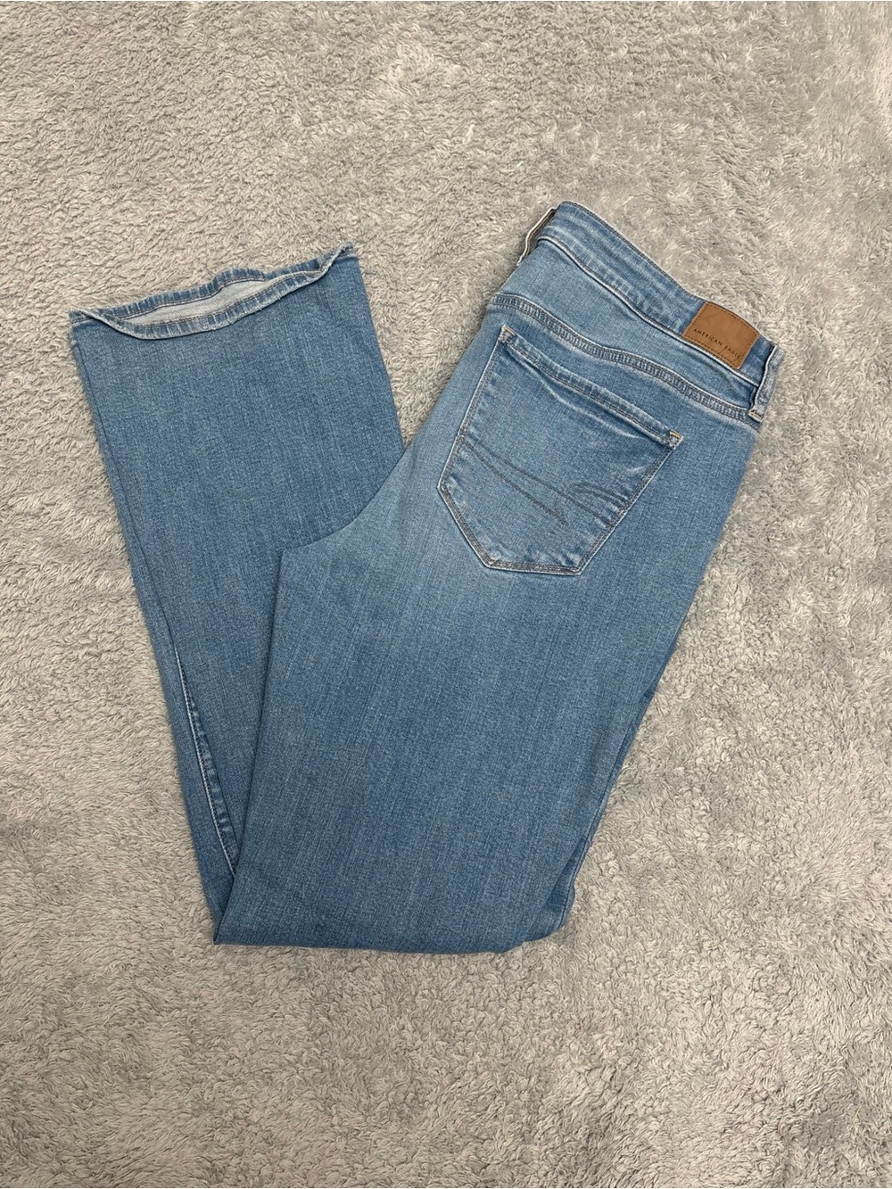 American Eagle Women’s Distressed Flare Jeans